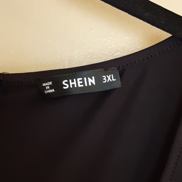 WOMEN'S PLUS SIZE ROMPER JUMPER SHORTS BLACK - Picture 4 of 6